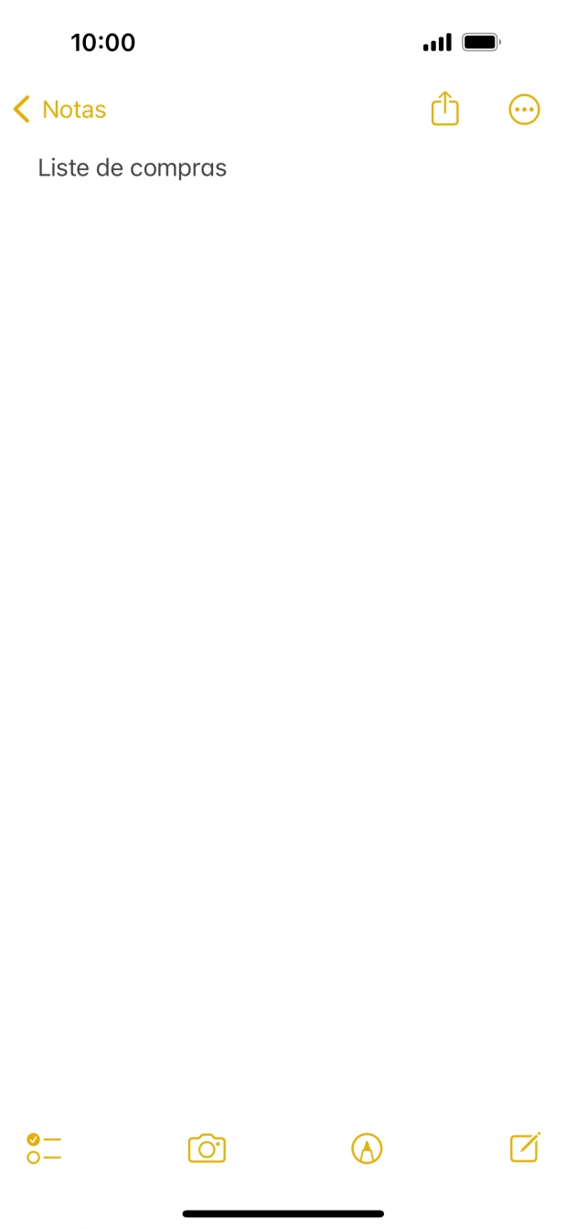 Para voltar ao ecrã inicial, deslize o dedo de baixo para cima a partir da base do ecrã.