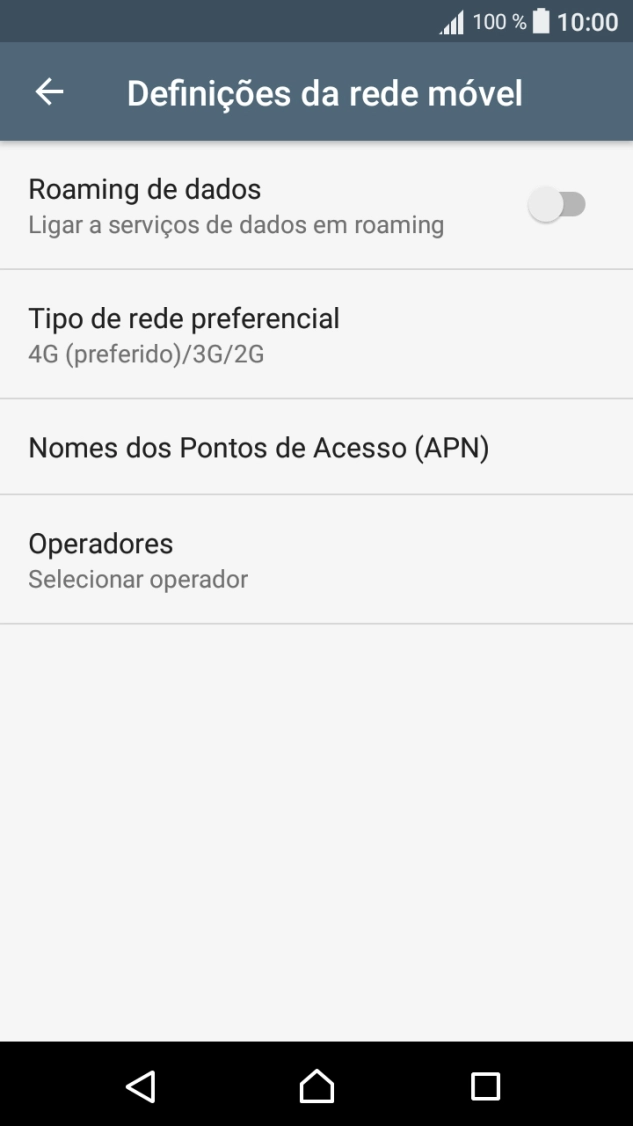 Prima Nomes dos Pontos de Acesso (APN).
