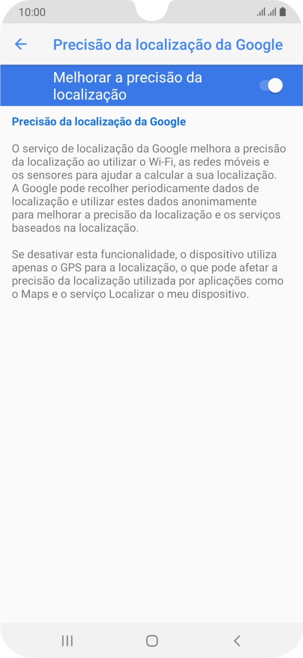 Se premir o indicador junto a 