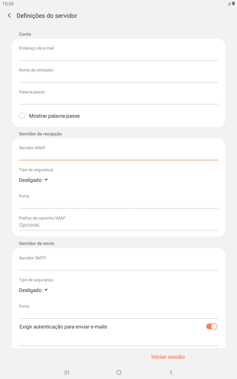 Prima a lista suspensa sob 