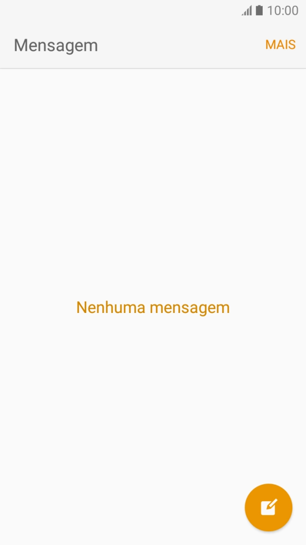 Prima o ícone de nova mensagem.