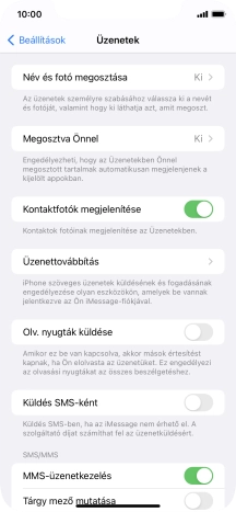 Húzd az ujjad felfelé a kijelző aljáról, hogy visszatérj a kezdőképernyőhöz.