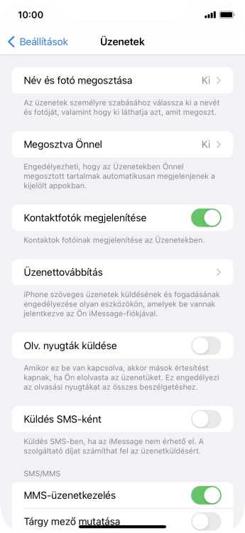 Húzd az ujjad felfelé a kijelző aljáról, hogy visszatérj a kezdőképernyőhöz.