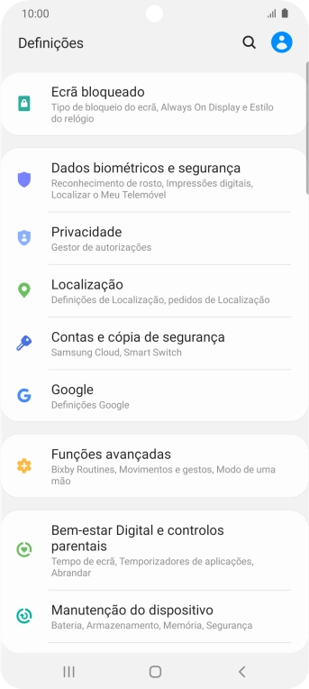 Prima Contas e cópia de segurança.