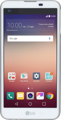 Imagen 1: Vista frontal del LG X screen - Black