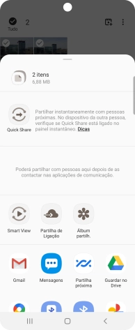 Prima Guardar no Drive.