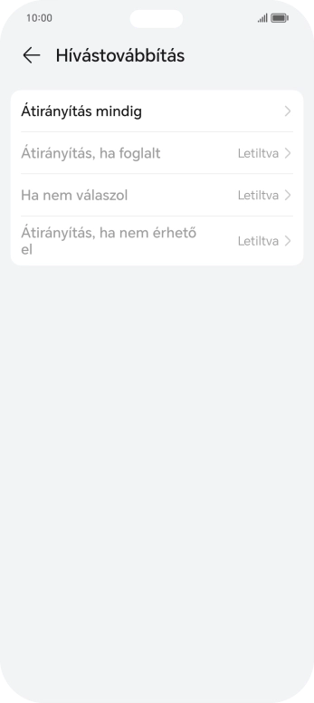 Húzd az ujjad felfelé a kijelző aljáról, hogy visszatérj a kezdőképernyőhöz.