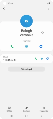 A befejezéshez, és ahhoz, hogy visszatérhess a főképernyőhöz, nyomd meg a főgombot.