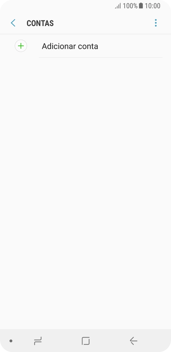 Prima Adicionar conta.