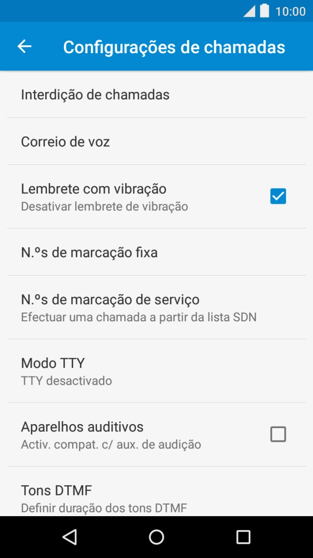 Prima Correio de voz.