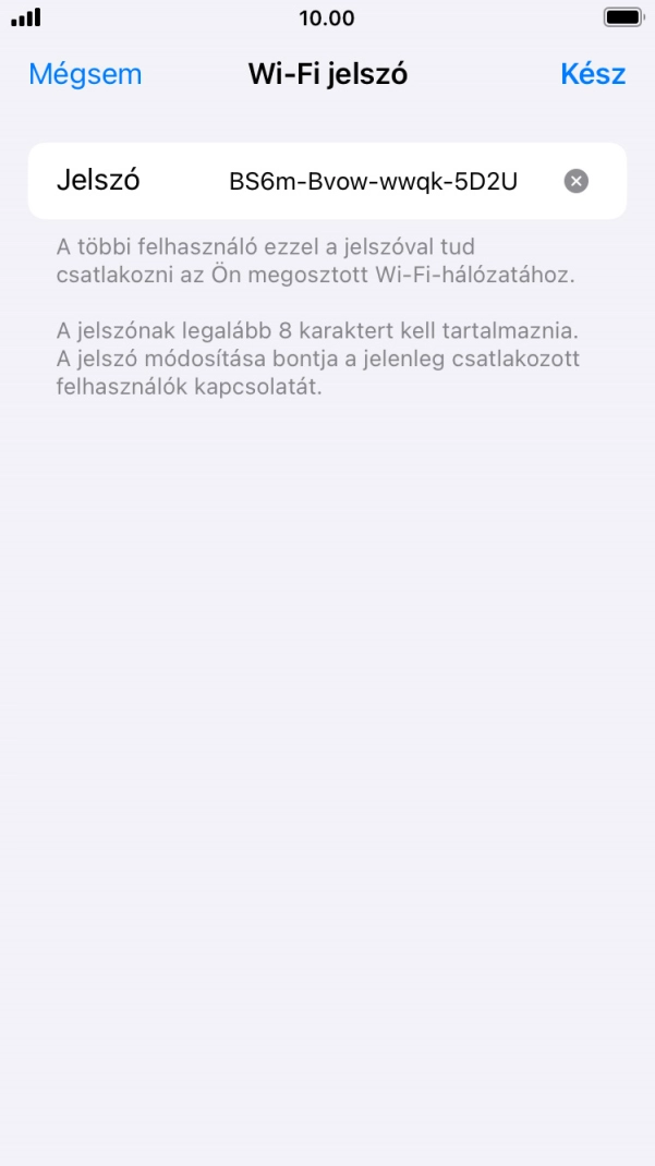 Válaszd a Kész lehetőséget.