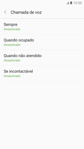 Prima a tecla de início para terminar e voltar ao ecrã inicial.