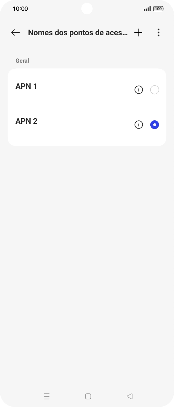Prima a tecla de início para terminar e voltar ao ecrã inicial.