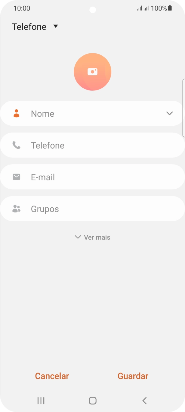 Prima Nome e introduza o nome pretendido.