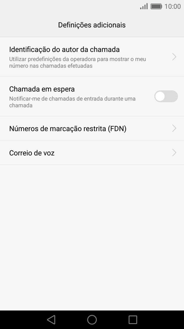 Prima Correio de voz.