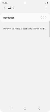 Prima o indicador para ativar a função.