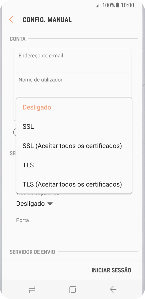 Prima SSL para ativar a função.