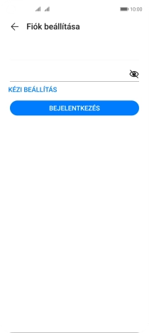 Válaszd a BEJELENTKEZÉS lehetőséget.