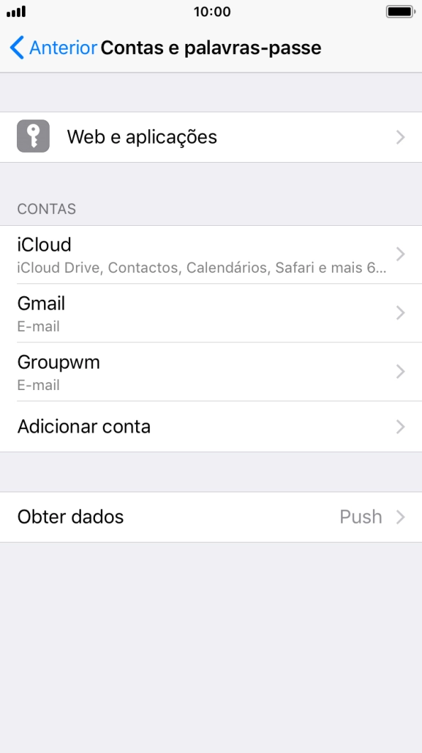 Prima a conta pretendida.