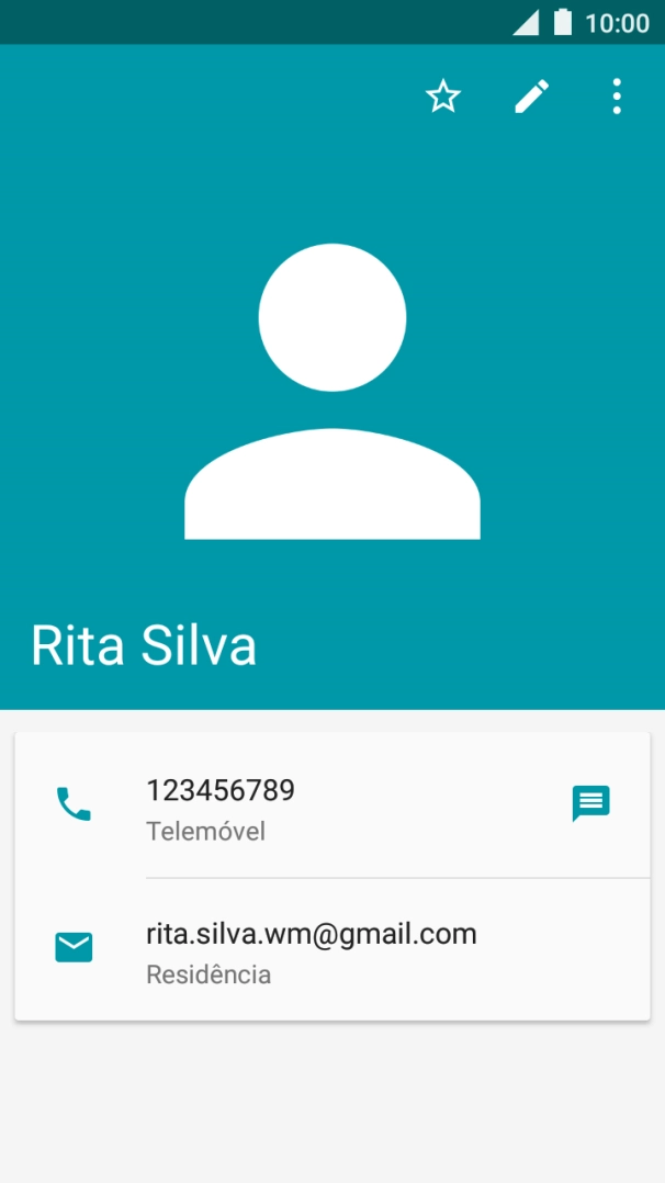 Prima o número pretendido.