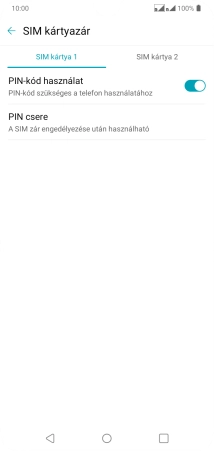 Kattints a kívánt SIM-kártyára.