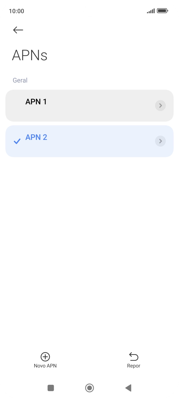 Prima a tecla de início para terminar e voltar ao ecrã inicial.