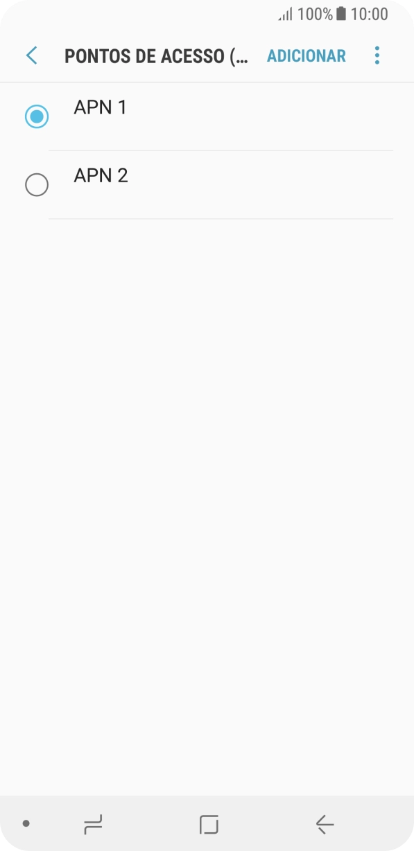 Prima o campo junto à ligação de dados para a ativar.