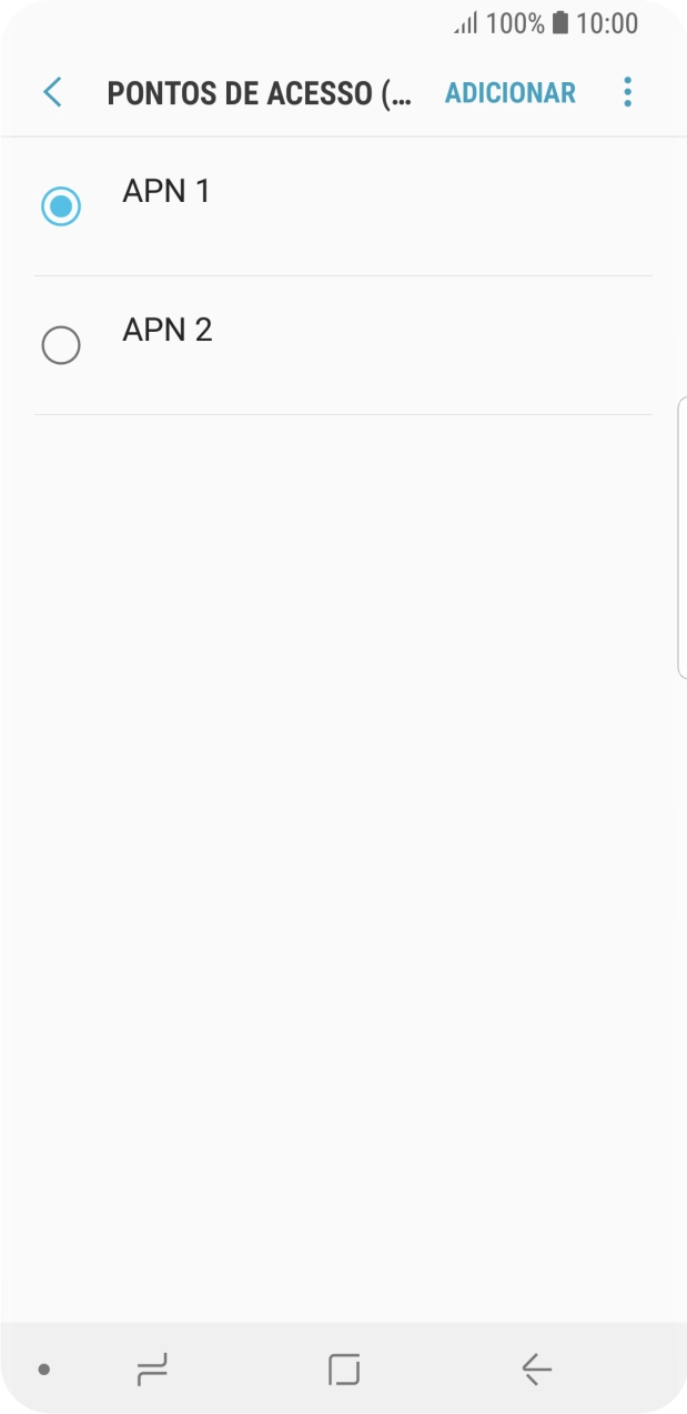 Prima o campo junto à ligação de dados para a ativar.