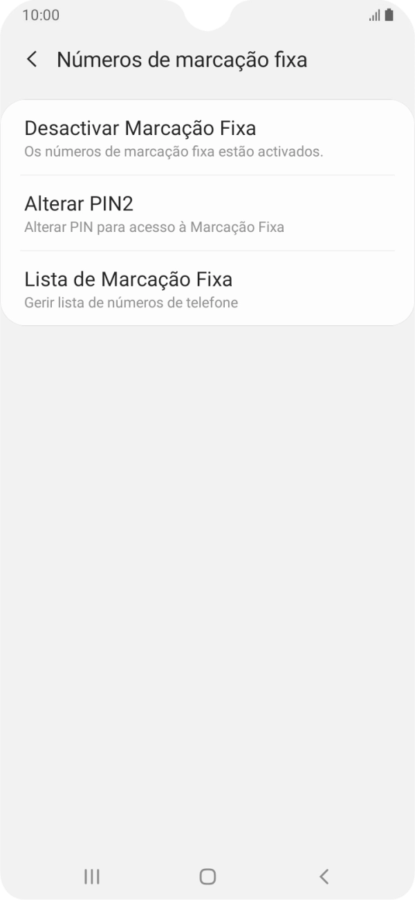 Prima Desactivar Marcação Fixa.