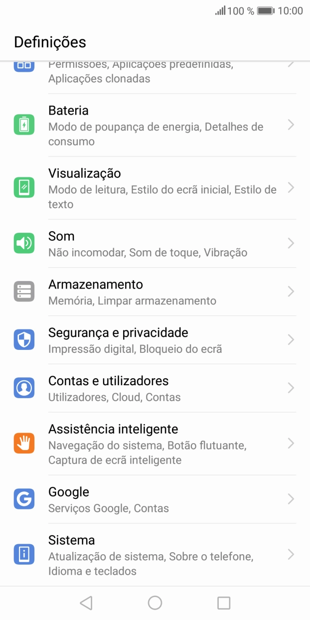 Prima Contas e utilizadores.