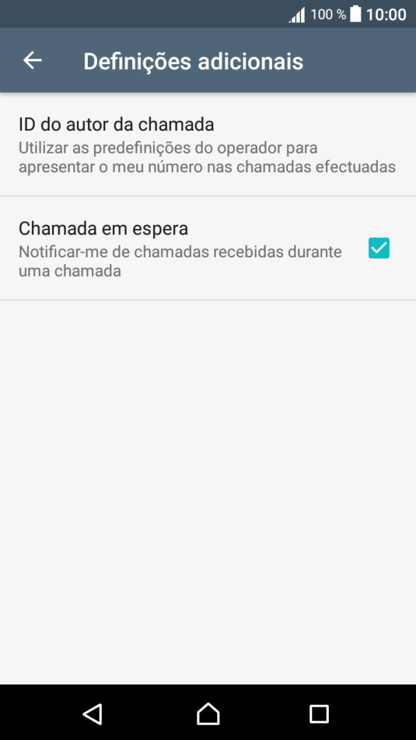 Prima ID do autor da chamada.