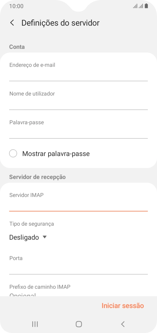 Prima a lista suspensa sob 