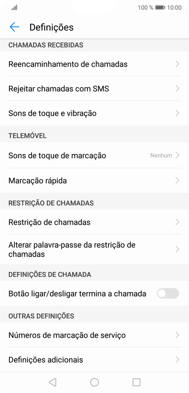 Prima Definições adicionais.