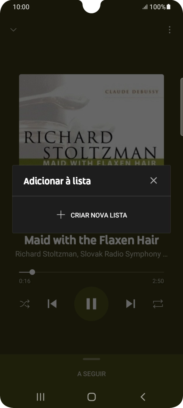 Prima CRIAR NOVA LISTA.