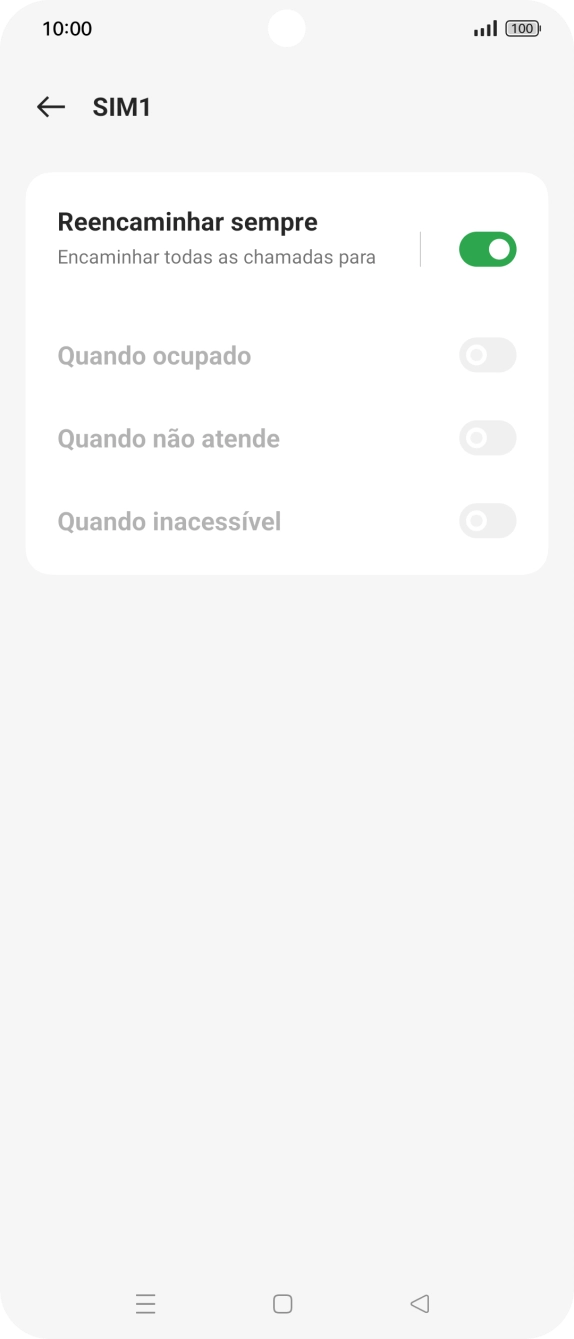 Prima o indicador junto ao tipo de desvio pretendido.