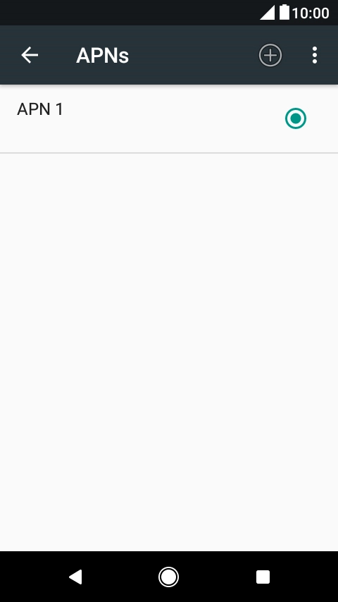 Prima o ícone de nova ligação de dados.