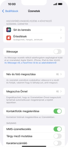 Húzd az ujjad felfelé a kijelző aljáról, hogy visszatérj a kezdőképernyőhöz.
