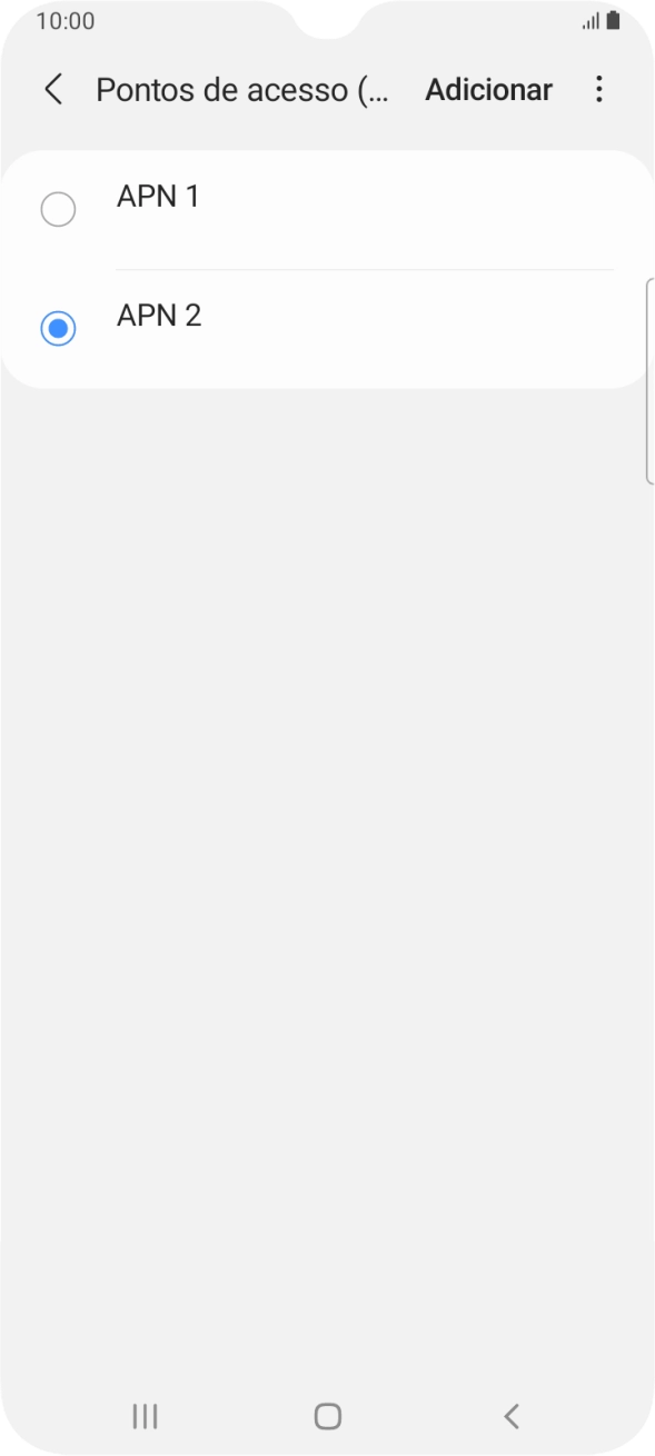Prima a tecla de início para terminar e voltar ao ecrã inicial.
