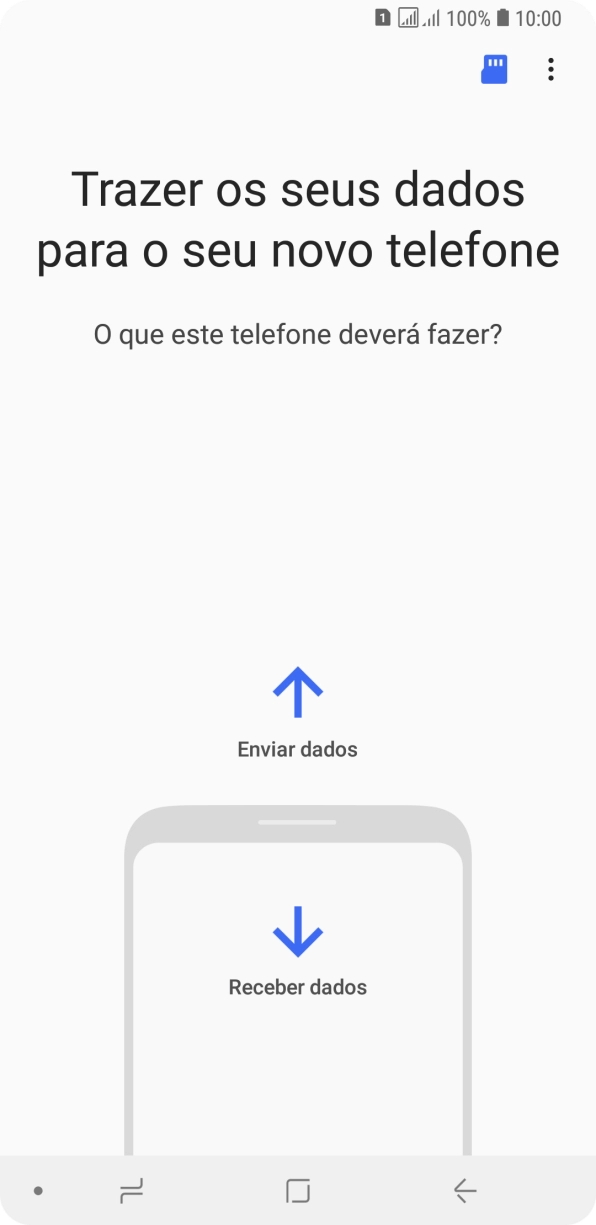 Prima Receber dados.