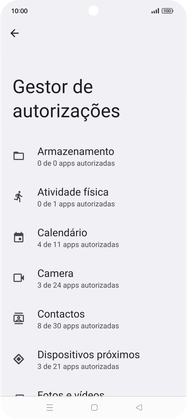 Prima a app pretendida.