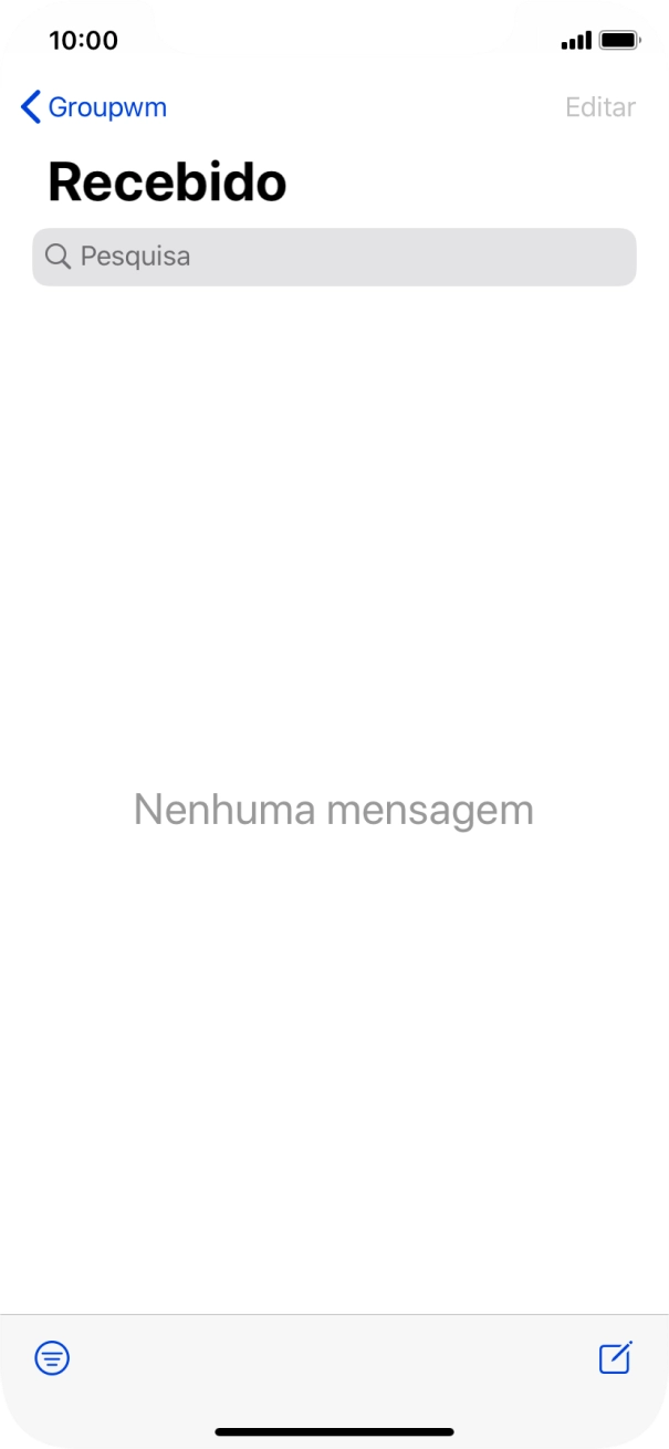 Prima a seta para a esquerda.