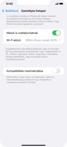 Húzd az ujjad felfelé a kijelző aljáról, hogy visszatérj a kezdőképernyőhöz.