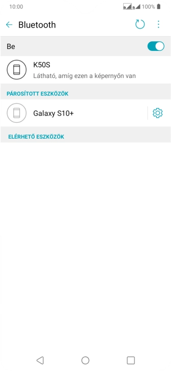 A befejezéshez, és ahhoz, hogy visszatérhess a főképernyőhöz, nyomd meg a főgombot.