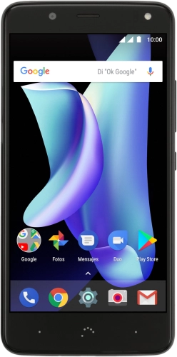 Imagen 1: Vista frontal del bq Aquaris U2 - Black