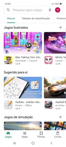 Prima o ícone de perfil.