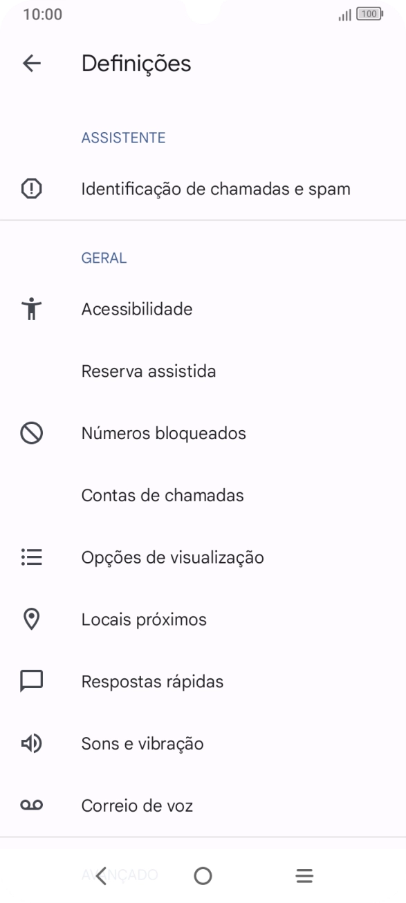 Prima Contas de chamadas.