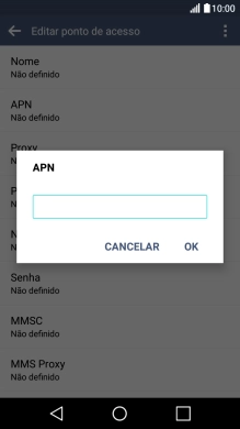Introduza net2.vodafone.pt e prima OK.