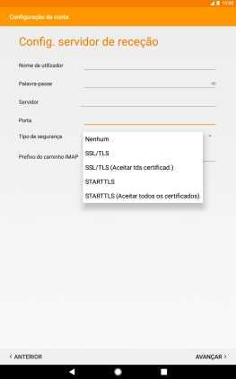 Prima Nenhum para desativar a função.