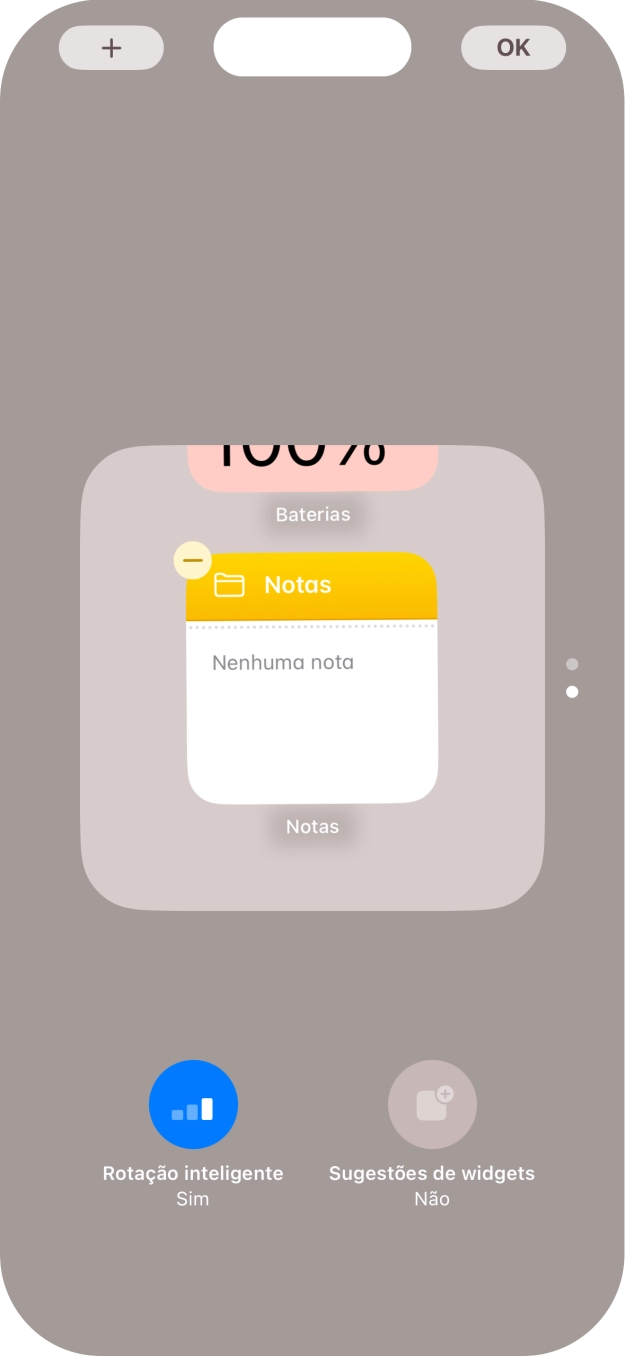 Prima Rotação inteligente para ativar ou desativar a função.