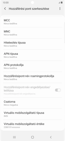 Válaszd az MCC lehetőséget.